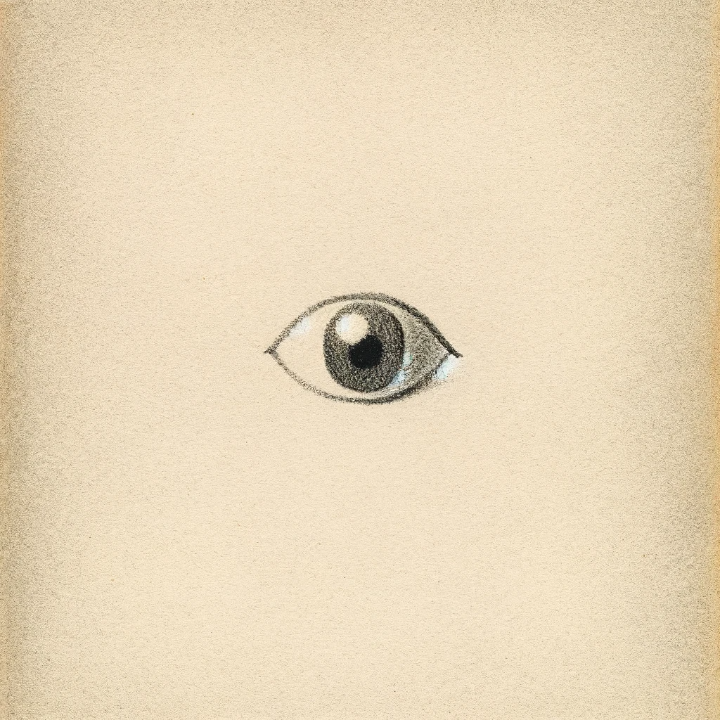 Simple drawing of an eye