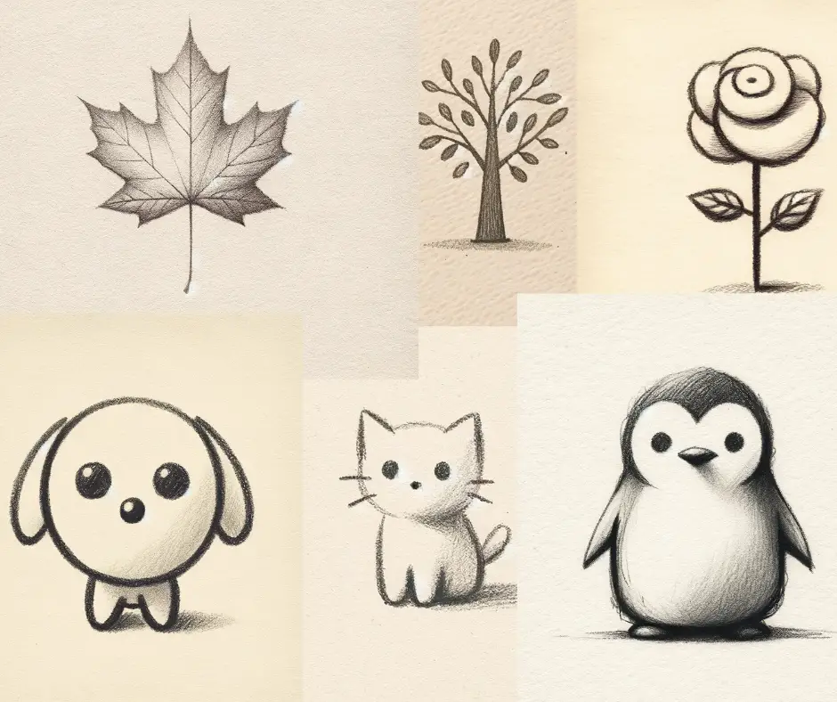 Unleash Your Creativity with Cute Animal Drawings'