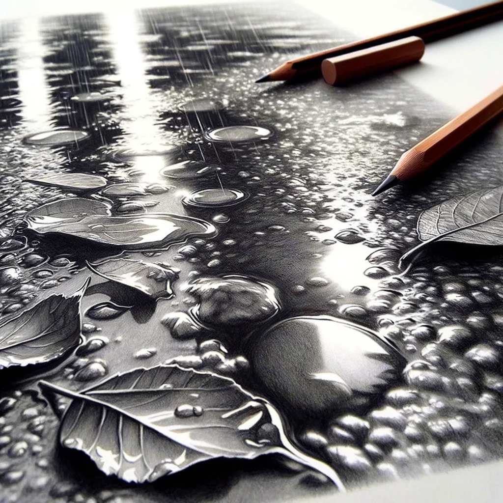 rainy day : r/drawing