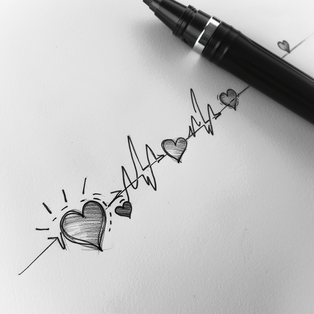 heartbeat line art